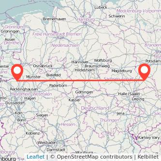 Lutherstadt Wittenberg Borken Mitfahrgelegenheit Karte