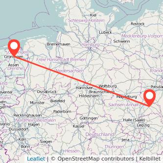 Lutherstadt Wittenberg Groningen Mitfahrgelegenheit Karte