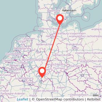 Puttgarden Darmstadt Bahn Karte