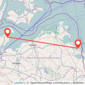 Ückeritz Heringsdorf Bahn Karte