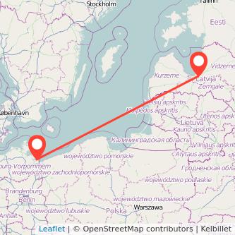 Ückeritz Riga Bahn Karte
