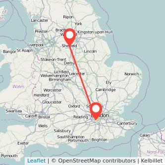 Surbiton Sheffield bus map