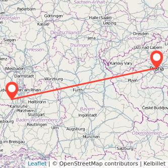 Prag Landau in der Pfalz Mitfahrgelegenheit Karte