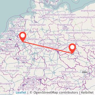 Prag Düsseldorf Mitfahrgelegenheit Karte