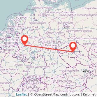 Prag Bonn Mitfahrgelegenheit Karte
