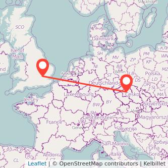 Prague Welwyn Garden City train map