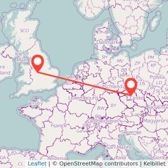 Prague Sutton Coldfield train map