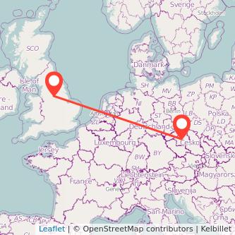 Prague Sheffield bus map