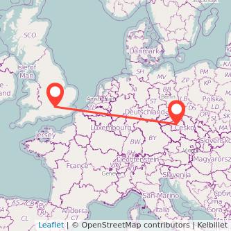 Prague Reading bus map