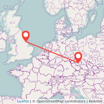 Prague Hull bus map