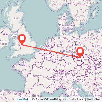 Prague Kidderminster train map