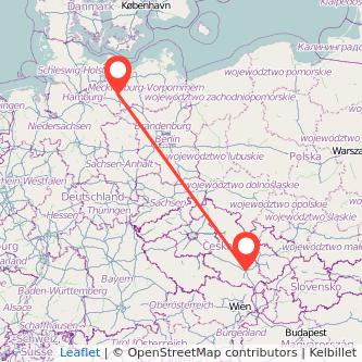 Brünn Schwerin Bahn Karte