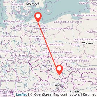 Brünn Greifswald Bahn Karte