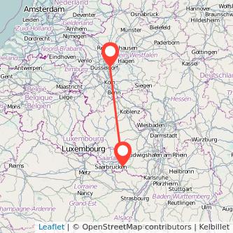 Zweibrücken Mettmann Mitfahrgelegenheit Karte