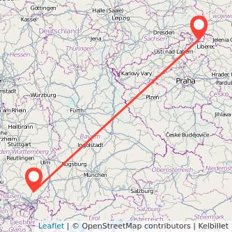Zittau Ravensburg Mitfahrgelegenheit Karte