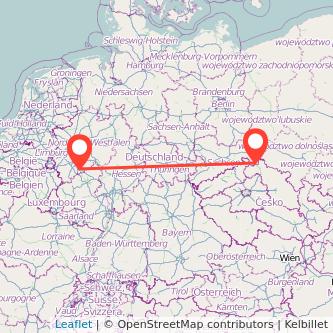 Zittau Bonn Mitfahrgelegenheit Karte