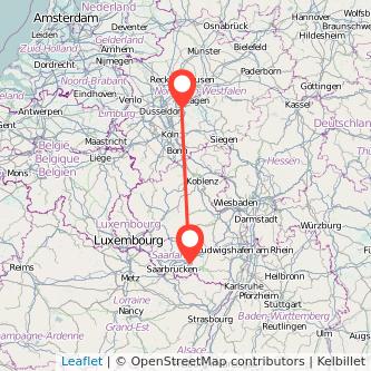 Wuppertal Homburg Mitfahrgelegenheit Karte