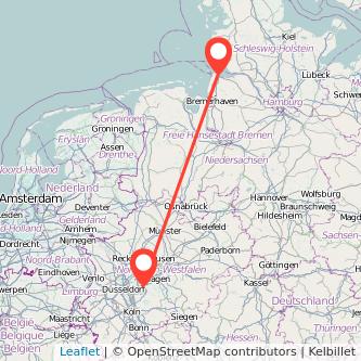 Wuppertal Cuxhaven Mitfahrgelegenheit Karte