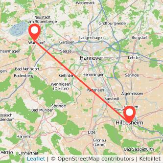 Wunstorf Hildesheim Mitfahrgelegenheit Karte