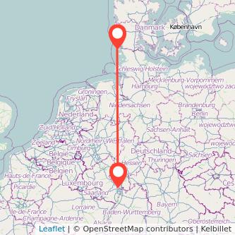 Worms Westerland Bahn Karte