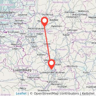 Worms Hamm Bahn Karte