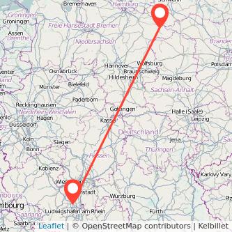 Worms Dannenberg Mitfahrgelegenheit Karte