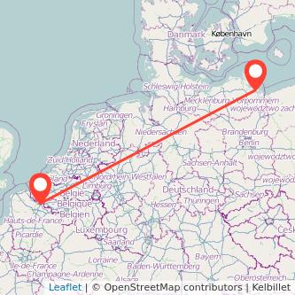 Wolgast Lille Bahn Karte