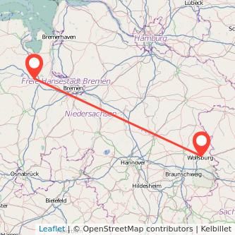 Wolfsburg Oldenburg Mitfahrgelegenheit Karte