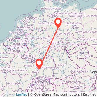 Wolfsburg Offenburg Mitfahrgelegenheit Karte