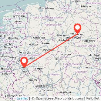 Wolfsburg Köln Mitfahrgelegenheit Karte