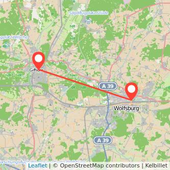Wolfsburg Gifhorn Mitfahrgelegenheit Karte
