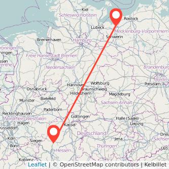 Wismar Marburg Mitfahrgelegenheit Karte