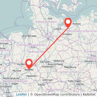 Wismar Bielefeld Mitfahrgelegenheit Karte