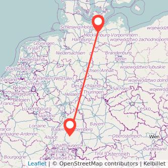 Wismar Albstadt Mitfahrgelegenheit Karte