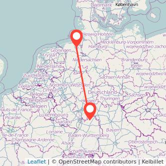 Wilhelmshaven Buchen Bus Karte