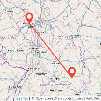 Wiesbaden Schwäbisch Gmünd Bahn Karte