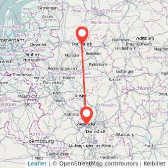 Wiesbaden Osnabrück Mitfahrgelegenheit Karte