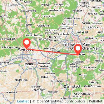 Wiesbaden Neu Isenburg Mitfahrgelegenheit Karte
