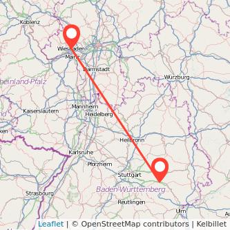 Wiesbaden Göppingen Bahn Karte