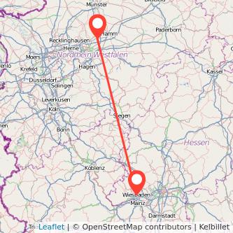 Wiesbaden Bergkamen Mitfahrgelegenheit Karte