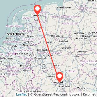 Wiesbaden Groningen Mitfahrgelegenheit Karte