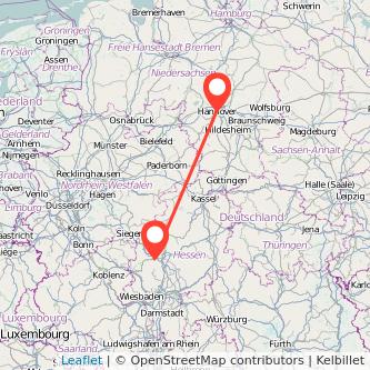 Wetzlar Hannover Mitfahrgelegenheit Karte