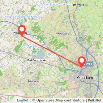 Westerstede Oldenburg Bahn Karte