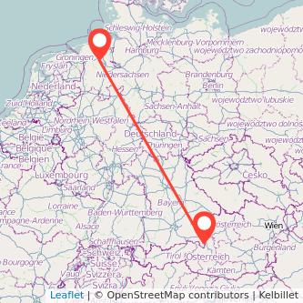 Westerstede Berchtesgaden Bahn Karte