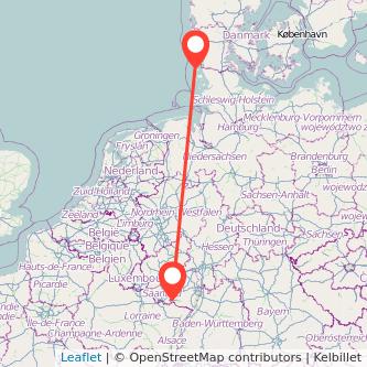 Westerland Zweibrücken Bus Karte