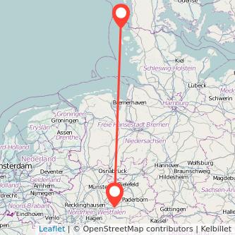 Westerland Soest Bahn Karte