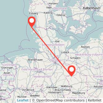 Westerland Salzwedel Bahn Karte