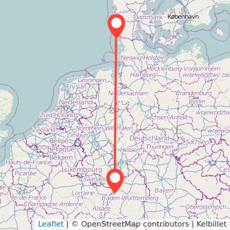 Westerland Rastatt Bahn Karte