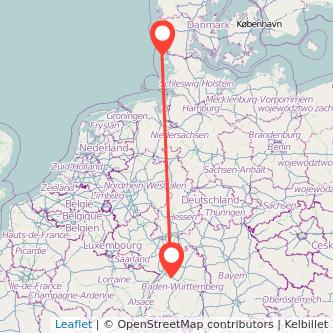 Westerland Pforzheim Bahn Karte