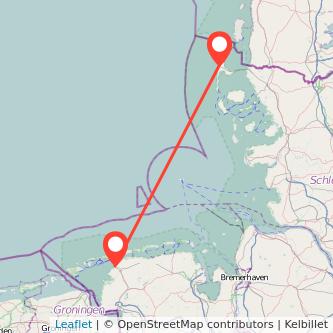 Westerland Norddeich Bahn Karte